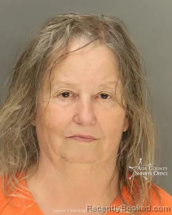 Mugshot of Annette Rene Herrin booked in Ada County, Idaho on October 14, 2026