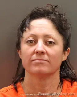 Mugshot of Kylie Christine Pegram booked in Ada County, Idaho on October 14, 2026
