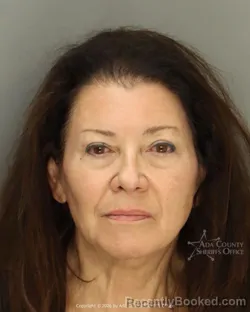Mugshot of Lisa Lynn Oglesby-Peterson booked in Ada County, Idaho on October 17, 2026
