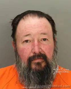 Mugshot of Daniel Lee Jowers booked in Ada County, Idaho on October 17, 2026