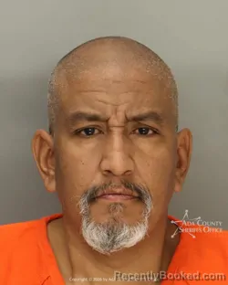 Mugshot of George Edward Martinez booked in Ada County, Idaho on October 19, 2026