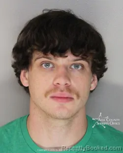 Mugshot of Christian Tyler Parker booked in Ada County, Idaho on October 21, 2026