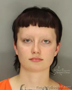 Mugshot of Tiffany Marie Thomson booked in Ada County, Idaho on October 21, 2026