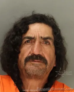 Mugshot of Jose Ramon Barreras Mendivil booked in Ada County, Idaho on October 21, 2026