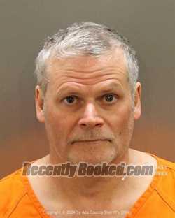 Booking photo from Ada County, Idaho