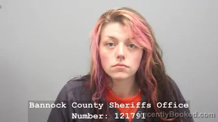 Mugshot of Destiny Storm Lint booked in Bannock County, Idaho on September 8, 2026