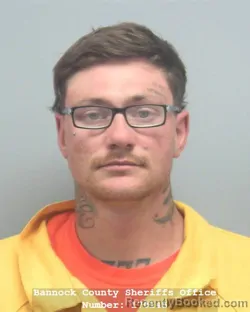 Mugshot of ZACHARY GRAY POSTON booked in Bannock County, Idaho on May 20, 2026