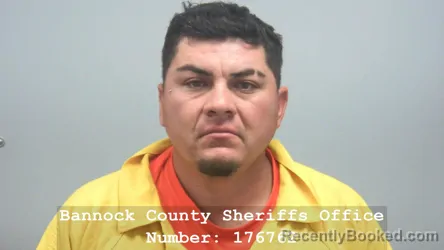 Mugshot of DULTON EARL JOHNSON booked in Bannock County, Idaho on July 17, 2026