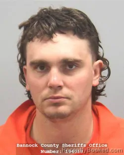Mugshot of JOSHUA EVAN HEATH booked in Bannock County, Idaho on July 11, 2026