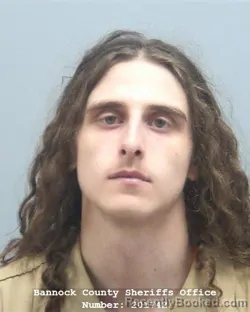 Mugshot of CHRISTIAN ANTHONY KING booked in Bannock County, Idaho on July 26, 2026