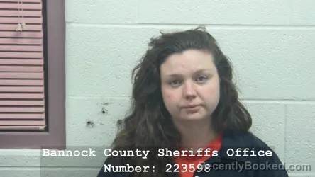 Mugshot of BREANNA RAE JONES booked in Bannock County, Idaho on May 14, 2026