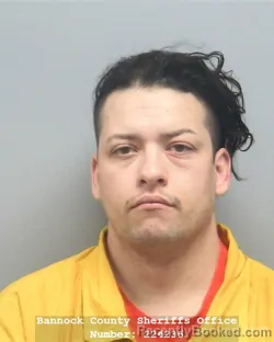 Mugshot of TALON THOMAS SAIZ booked in Bannock County, Idaho on July 28, 2026