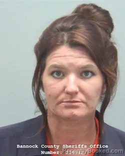Mugshot of RACHEL ANNE COKER booked in Bannock County, Idaho on July 10, 2026