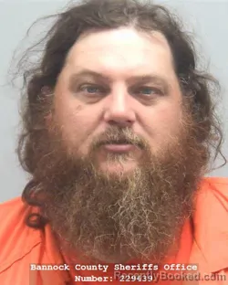 Mugshot of JESSE ALEXANDER KEETON booked in Bannock County, Idaho on July 24, 2026