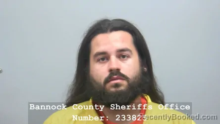 Mugshot of GUY GARRY GUERRERO booked in Bannock County, Idaho on July 17, 2026