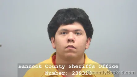Mugshot of ANTON JOSHUA QUINTANA booked in Bannock County, Idaho on July 17, 2026