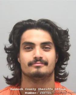 Mugshot of Robert Anthony Andrade booked in Bannock County, Idaho on August 16, 2026
