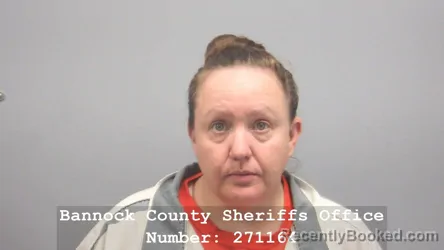 Mugshot of Summer Dawnn Spivey booked in Bannock County, Idaho on October 23, 2026