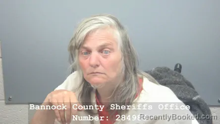 Mugshot of MICHELLE DALE HUFMAN booked in Bannock County, Idaho on May 20, 2026