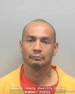 Mugshot of ANGELO MANUEL DIAZ booked in Bannock County, Idaho on May 24, 2026
