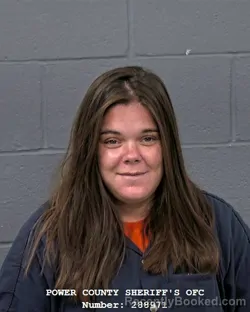 Mugshot of REBECCA SAGE ANDERSON booked in Bannock County, Idaho on March 12, 2026