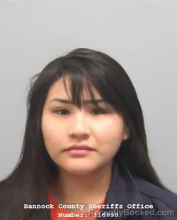Mugshot of ANNALEECE ROSEMARY DELUNA booked in Bannock County, Idaho on July 20, 2026