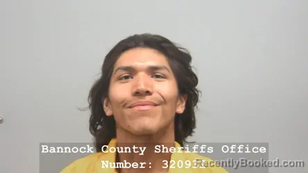 Mugshot of MADDOX LEE BAKER booked in Bannock County, Idaho on July 17, 2026