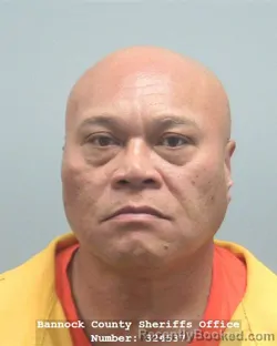 Mugshot of LAGAFAATASI MAFI SUA booked in Bannock County, Idaho on July 9, 2026