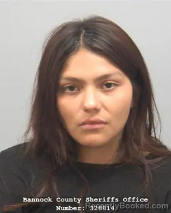 Mugshot of Danielle Lauren Edmo booked in Bannock County, Idaho on August 19, 2026