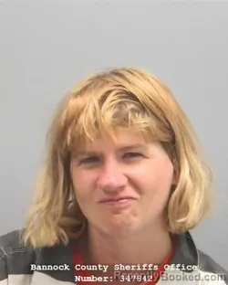 Mugshot of TRACI LYNN BATEMAN booked in Bannock County, Idaho on July 27, 2026