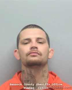 Mugshot of AUSTIN BLAKE EDENFIELD booked in Bannock County, Idaho on May 27, 2026