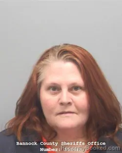 Mugshot of ANGELIA ANNETTE SHAFER-BURTON booked in Bannock County, Idaho on May 28, 2026