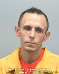Mugshot of JOSHUA JAMES MONTALVO booked in Bannock County, Idaho on July 29, 2026