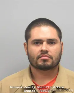 Mugshot of Erick Rivera Lopez booked in Bannock County, Idaho on August 25, 2026