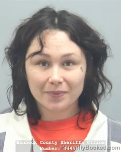 Mugshot of ASPEN QUINN LAGANA booked in Bannock County, Idaho on May 22, 2026