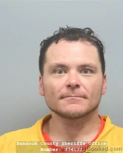Mugshot of THOMAS CHARLES NICHOLAS BERCIA GARCIA booked in Bannock County, Idaho on July 26, 2026