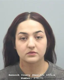 Mugshot of LUCERO MARIE CARRANZA booked in Bannock County, Idaho on May 24, 2026