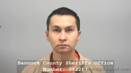 Mugshot of Thomas Brian Patton booked in Bannock County, Idaho on October 23, 2026