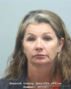 Mugshot of Heather Ann Greene booked in Bannock County, Idaho on August 26, 2026
