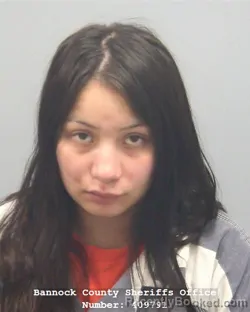 Mugshot of MCKENA MARIE DELGADO booked in Bannock County, Idaho on May 31, 2026