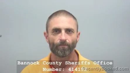 Mugshot of BRANDON WILLIAM PENDLEY booked in Bannock County, Idaho on May 29, 2026