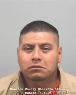 Mugshot of FRANCISCO HERNANDEZ LOPEZ booked in Bannock County, Idaho on May 28, 2026