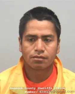 Mugshot of Oliver Julian Quispe booked in Bannock County, Idaho on September 3, 2026