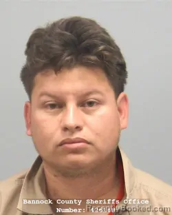 Mugshot of JESUS SANCHEZ TORRES booked in Bannock County, Idaho on June 25, 2026