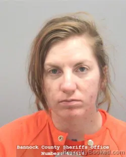 Mugshot of SHELBY MARIA BRACY booked in Bannock County, Idaho on July 23, 2026