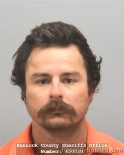 Mugshot of Benjamen Joseph Sinclair booked in Bannock County, Idaho on September 11, 2026