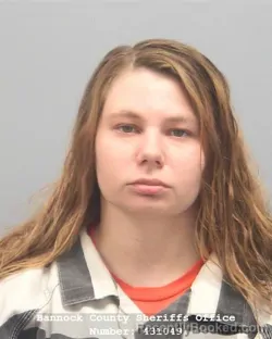 Mugshot of Amber Locke booked in Bannock County, Idaho on October 3, 2026