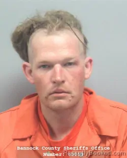 Mugshot of MATTHEW GERALD NUNN booked in Bannock County, Idaho on May 24, 2026