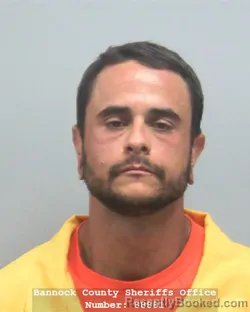 Mugshot of BRYAN MICHAEL BECERRIL booked in Bannock County, Idaho on July 15, 2026