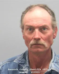 Mugshot of Robert M Krumenacker booked in Bannock County, Idaho on August 30, 2026